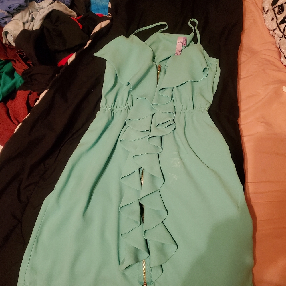 Turquoise dress